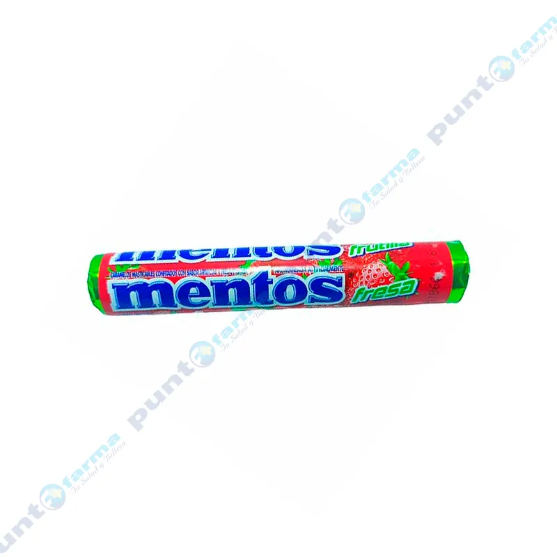 Caramelos Mentos Fresa - Cont.11 unidades