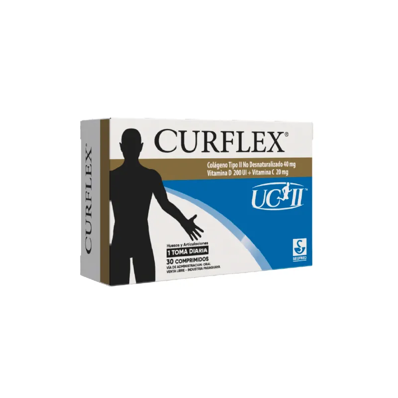 Curflex Colageno Tipo II No Desnaturalizado 40 mg - Cont. 30 Comprimidos