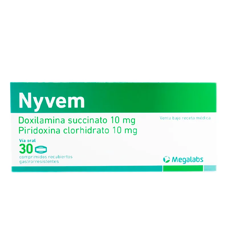 Nyvem Doxilamina Succinato 10 mg - Cont. 30 Comprimidos Recubiertos