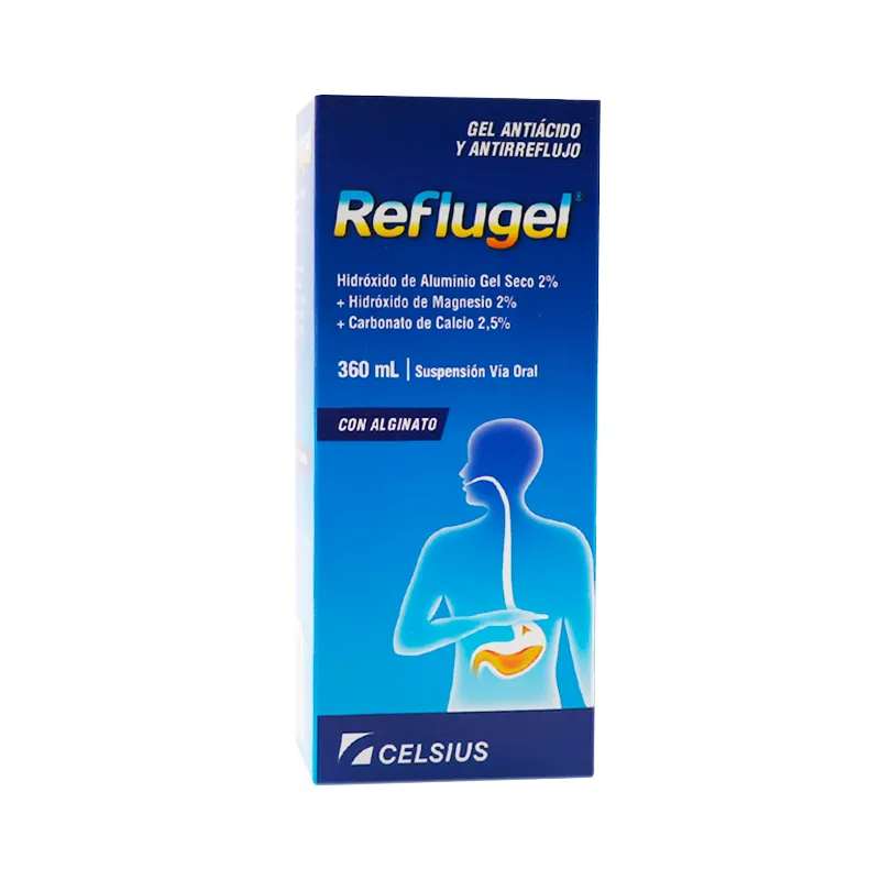 Reflugel Hidroxido de Aluminio Gel Seco 2% - Cont. 360 mL