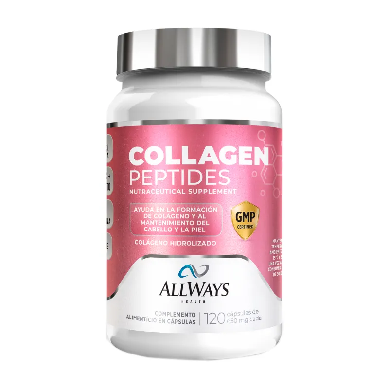 Suplemento Nutricional Collagen Peptides Allways - Cont. 120 Capsulas