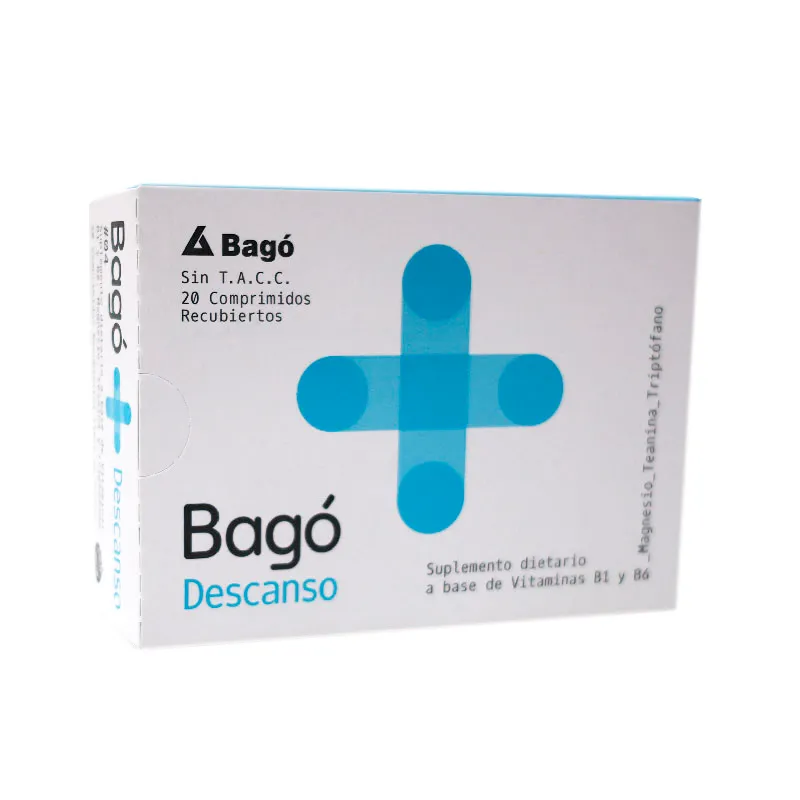 Bagó+ Descanso - Cont. 20 Comprimidos Recubiertos