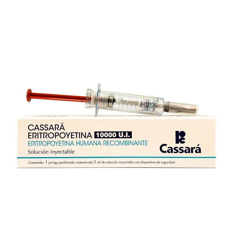 Eritropoyetina 10000 U.I. Cassará - Cont. 1 Jeringa Prellenada