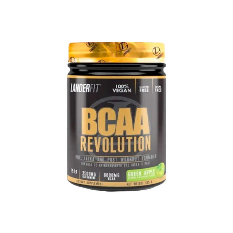 Suplemento BCAA Revolution Green Aple Landerfit