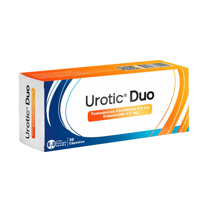 Urotic Duo Tamsulosina Clorhidrato 0,4 mg - Cont. 30 Capsulas