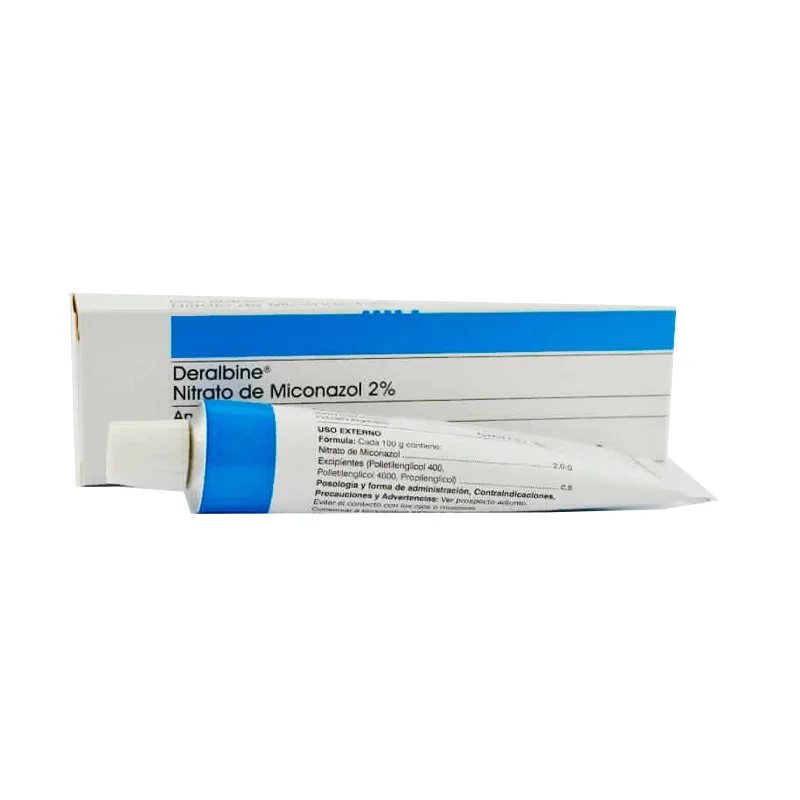 Deralbine Nitrato de Miconazol 2% - Pomo 40 gr