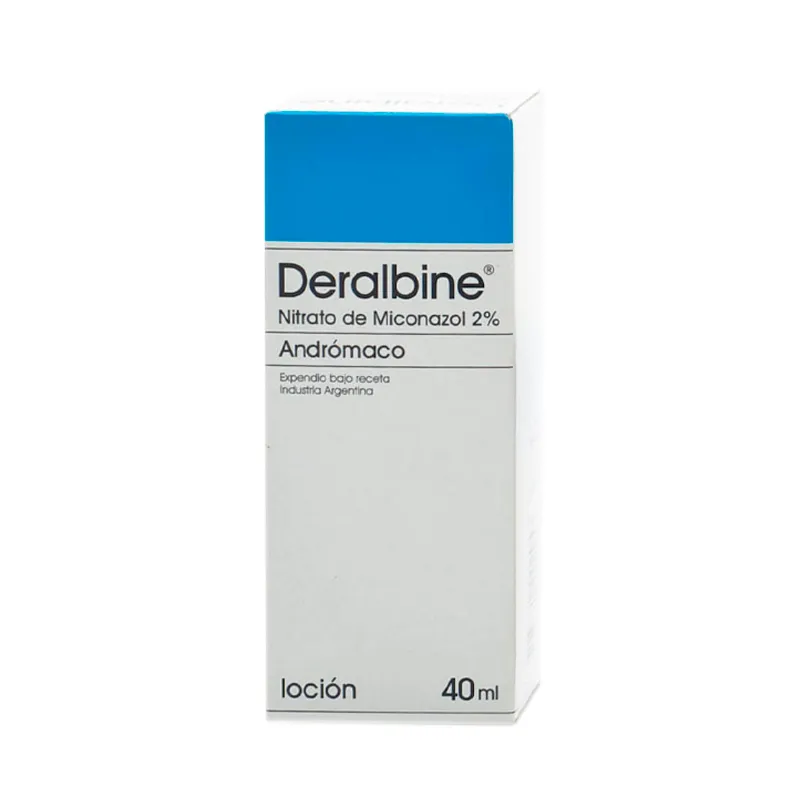 Loción Deralbine Nitrato de Miconazol 2% - 40 mL