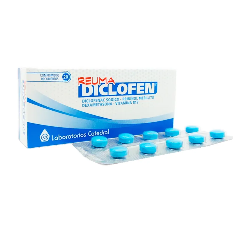 Reuma Diclofen Diclofenac Sodico 50 mg - Caja de 20 comprimidos recubiertos