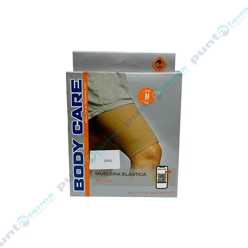 Muslera Elastica Color Gris Talle M Body Care