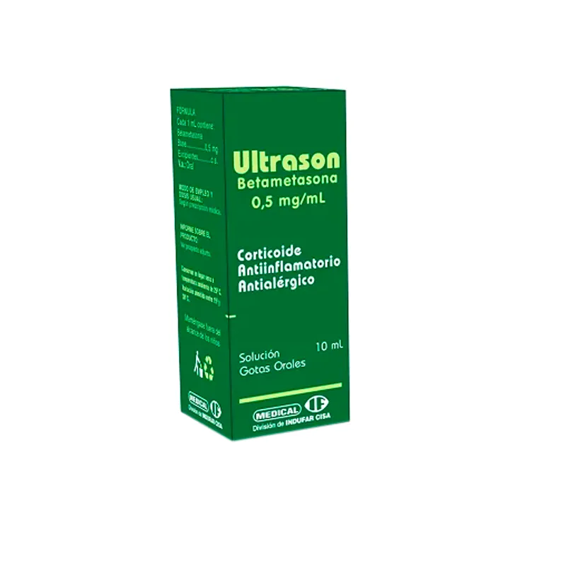 Ultrason Betametasona 0,5 mg/mL - Solución Oral de 10 mL
