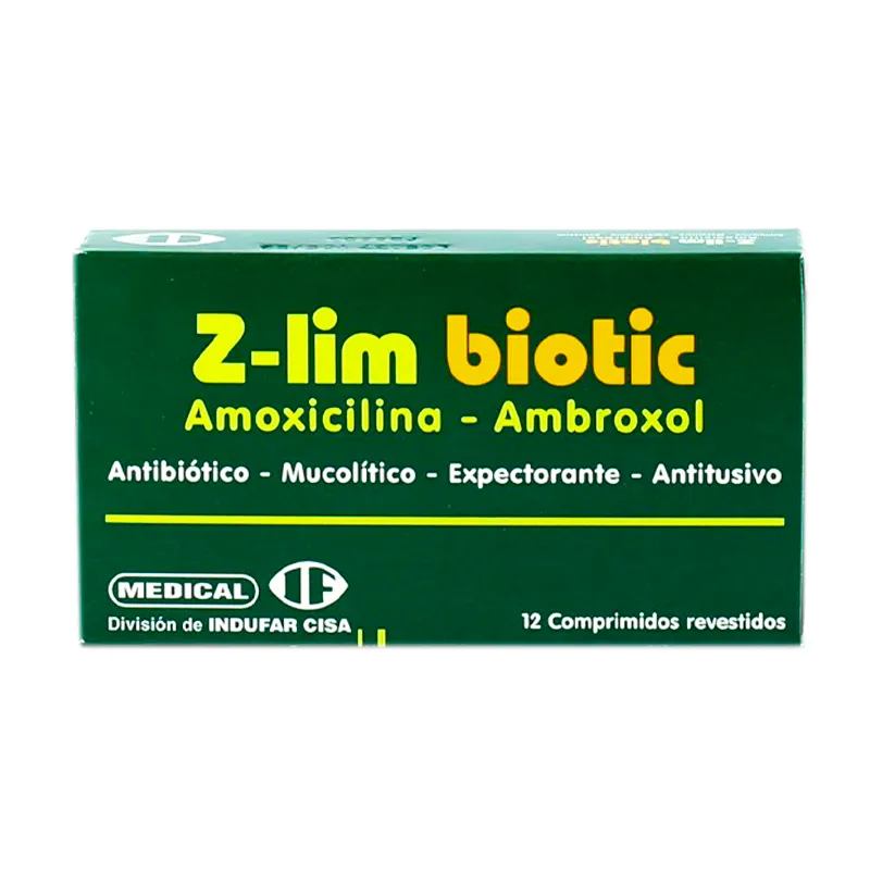 Z-lim Biotic - Caja de 12 comprimidos revestidos