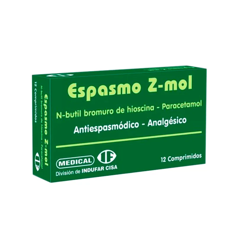 Espasmo Z-mol - Cont. 12 comprimidos