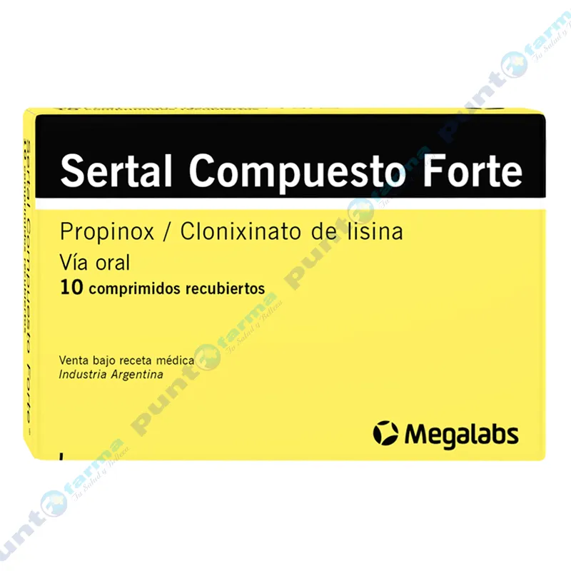 Sertal Compuesto Forte Propinox - Cont. 10 comprimidos recubiertos