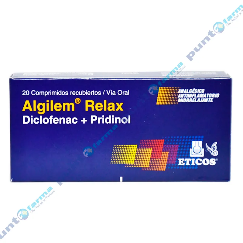 Algilem Relax Diclofenac - Cont. 20 Comprimidos Recubiertos