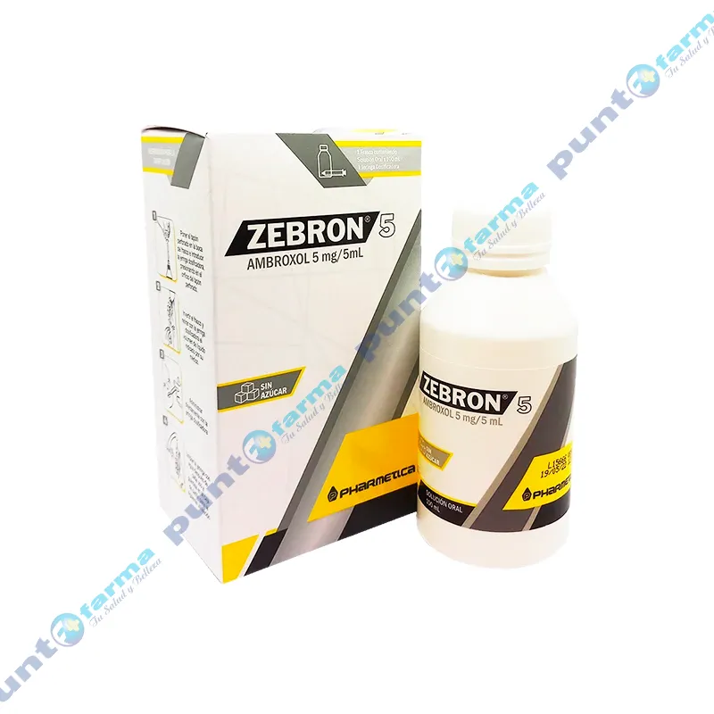 Zebron 5 Ambroxol 5 mg- Frasco de 100 mL