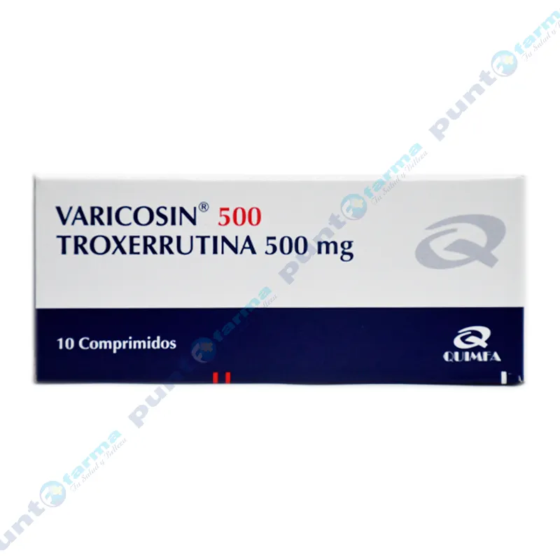 Varicosin Troxerrutina 500 mg - Cont. 10 Comprimidos