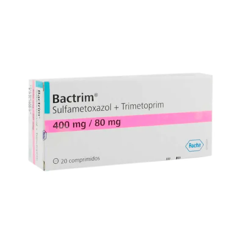 Bactrim Sulfametoxazol + Trimetoprim - Caja con 20 Comprimidos