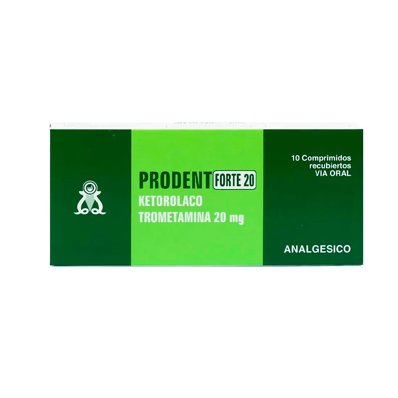 Prodent Forte 20 Ketorolaco - Caja de 10 Comprimidos Recubiertos