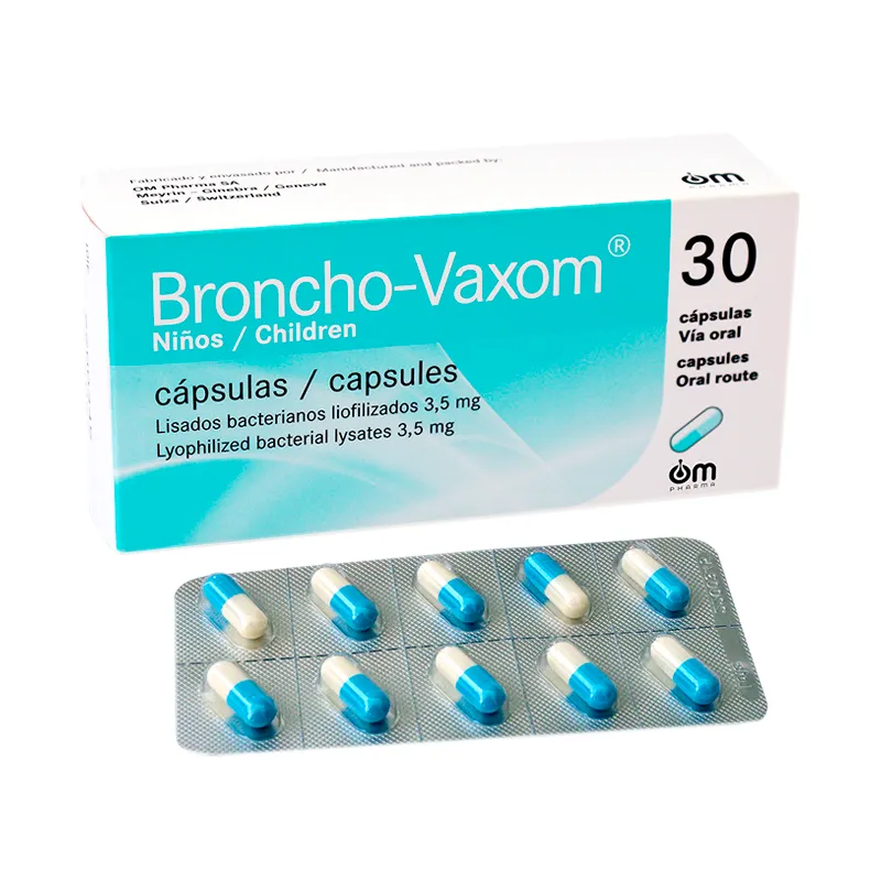Broncho Vaxom Niños - Cont. 30 Capsulas