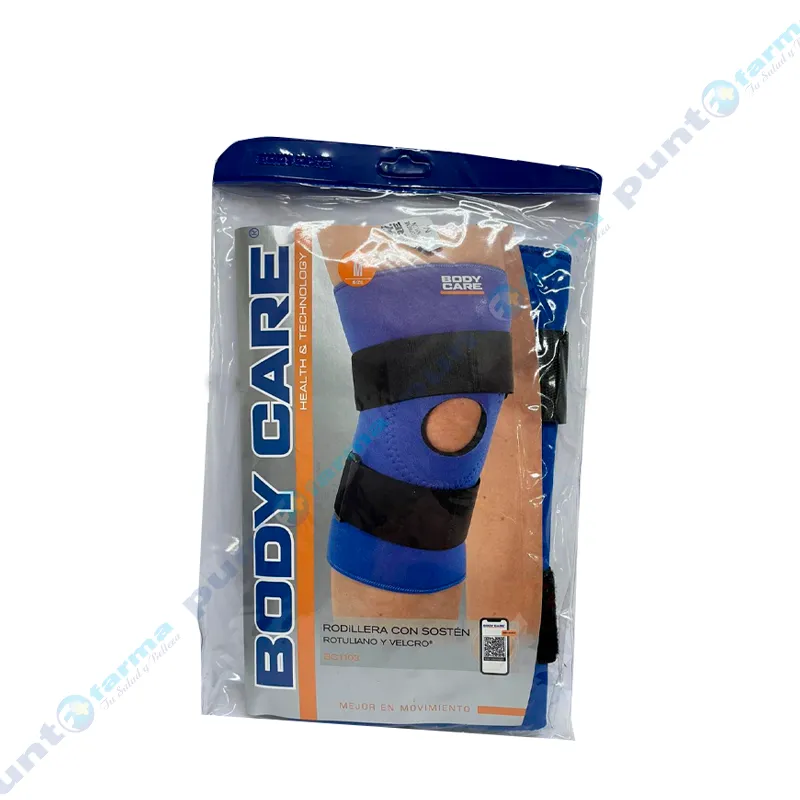 Rodillera con Sosten Rutiliano y Velcro Talle M Body Care