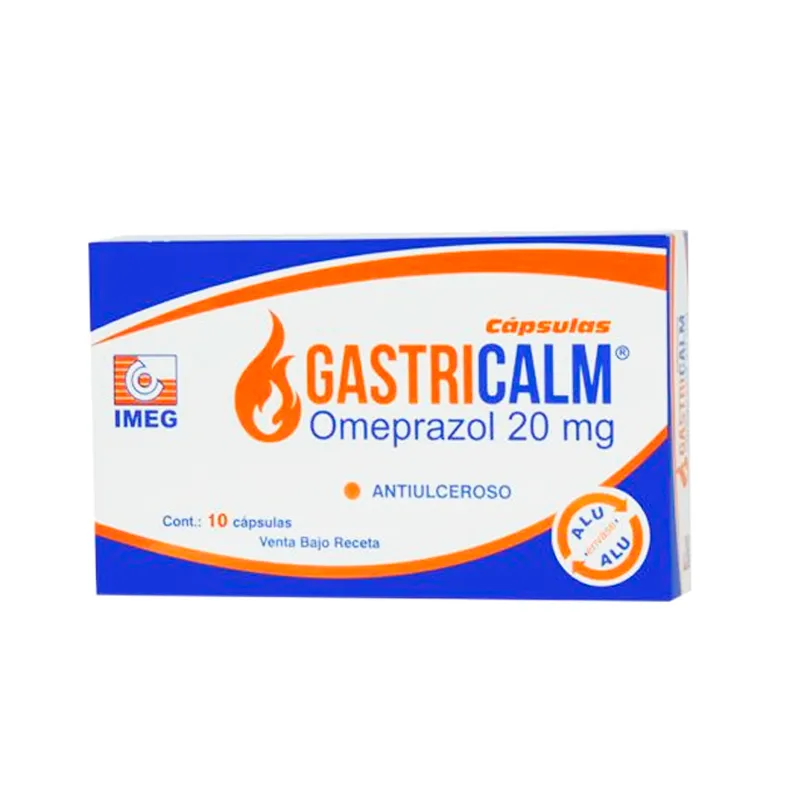 Gastricalm Omeprazol 20mg - Cont. 10 cápsulas