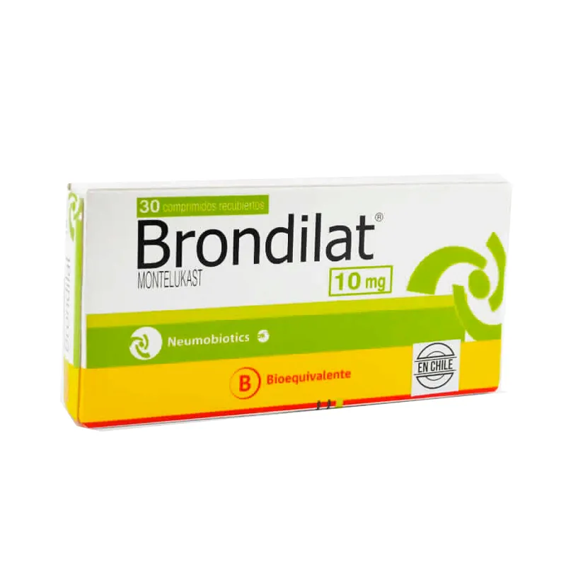 Brondilat Montelukast 10mg - Caja de 30 comprimidos