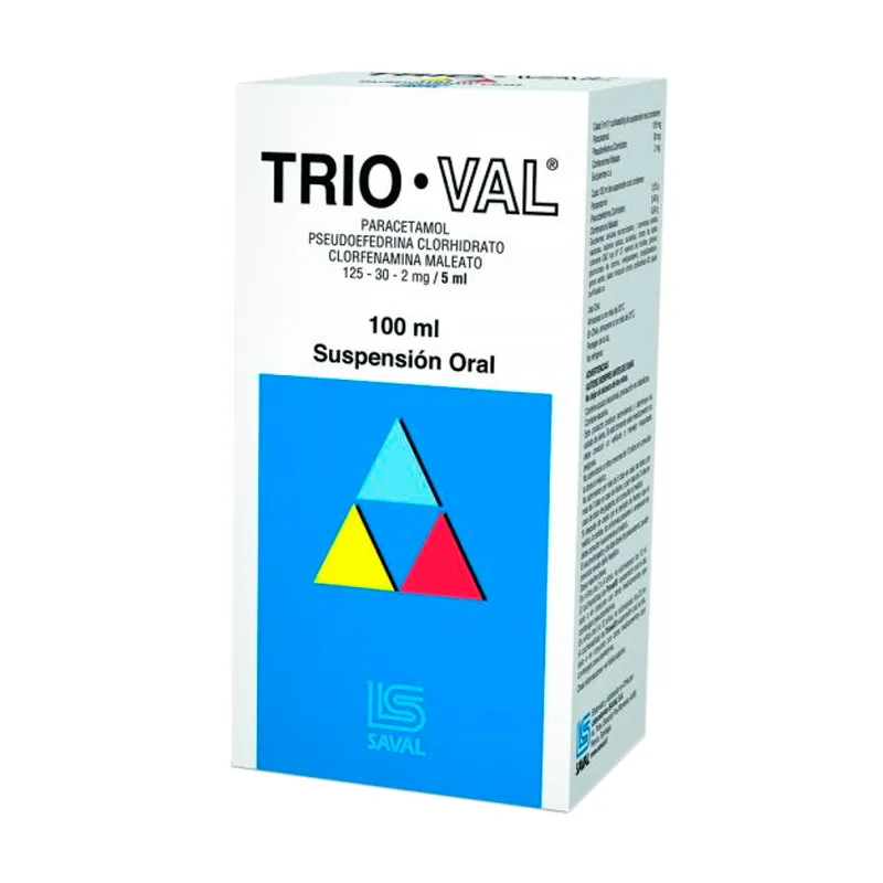 Trioval Suspensión Oral - Frasco de 100mL