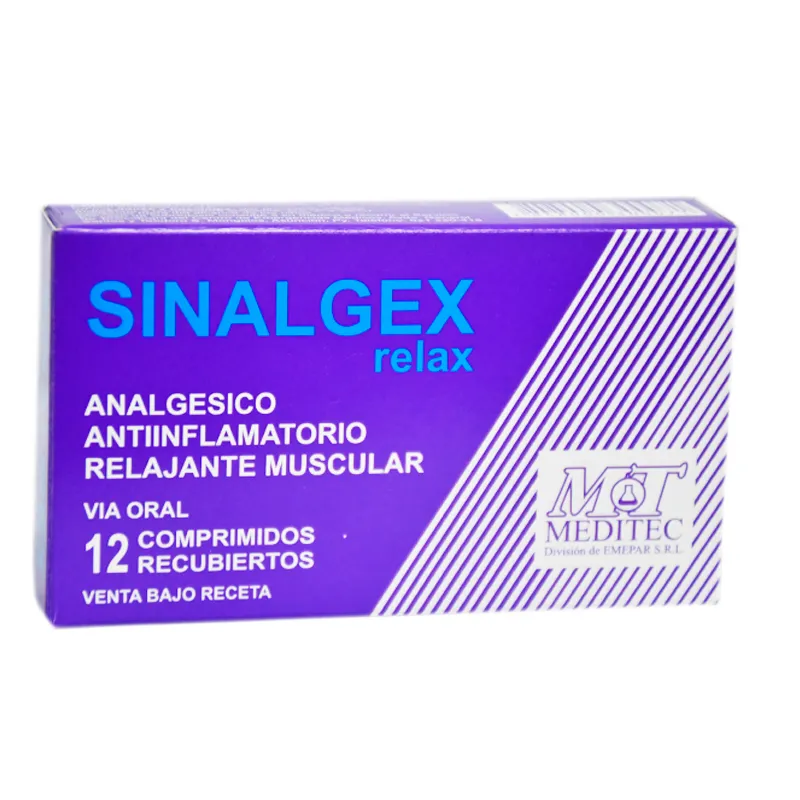 Sinalgex Relax - Caja de 12 Comprimidos Recubiertos