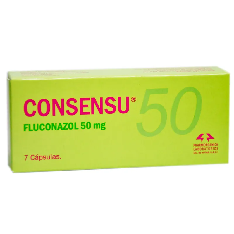 Consensu Fluconazol 50 mg - Cont. 7 Capsulas