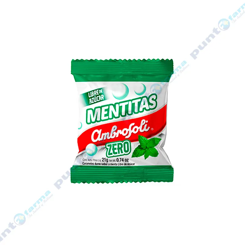 Caramelo Ambrosoli Mentitas Zero - Cont. 21gr