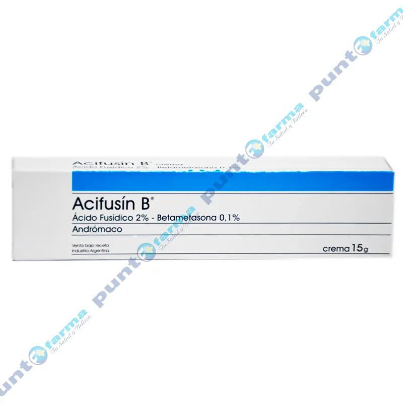 Crema Acifusín B Acido Fusidico 2% Betametosna 0,1% - Pomo de 15 gr