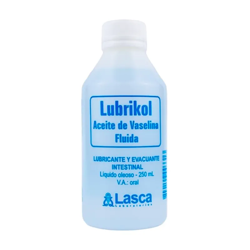 Aceite de Vaselina Fluida Lubrikol - Contenido 250 mL