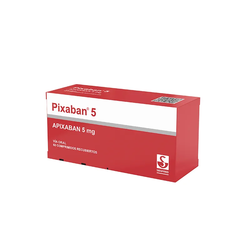 Pixaban 5 Apixaban 5 mg - Cont. 60 Comprimidos Recubiertos
