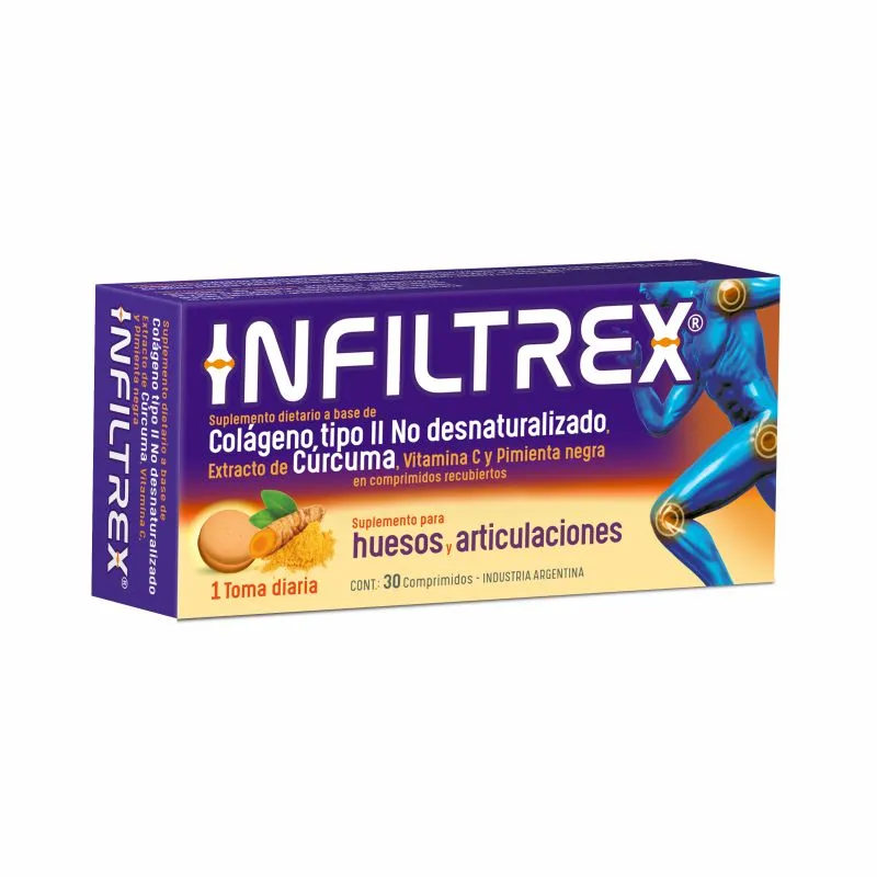 Infiltrex Colageno Tipo ll - Cont. 30 Comprimidos