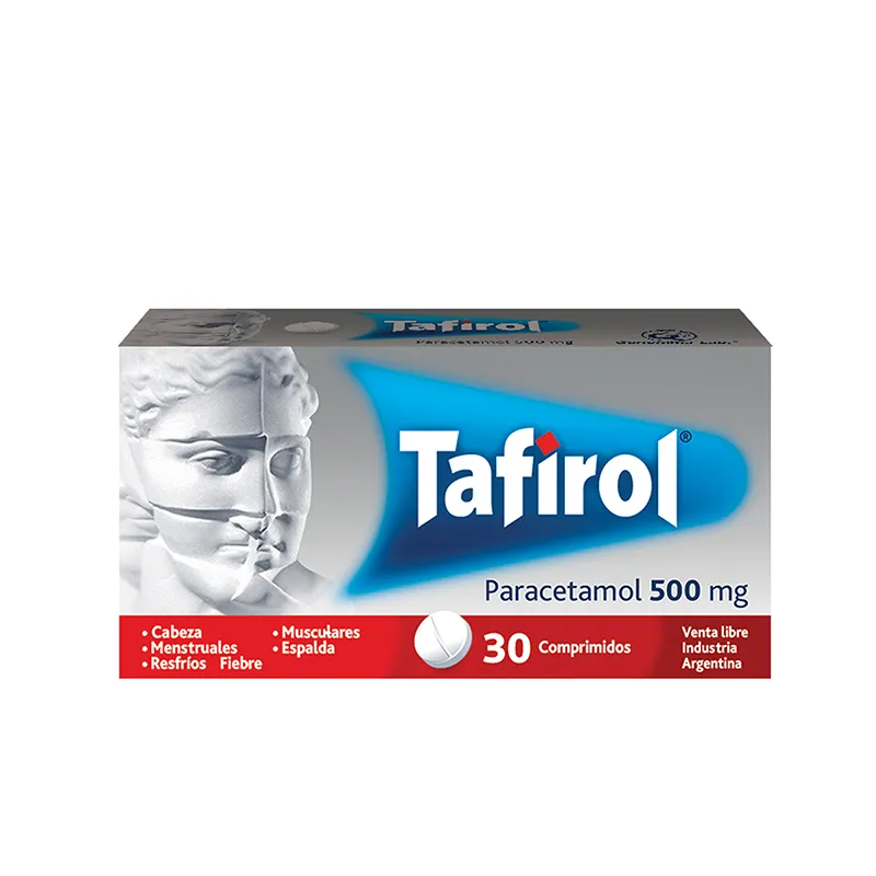 Tafirol Paracetamol 500 mg - Cont. 30 Comprimidos