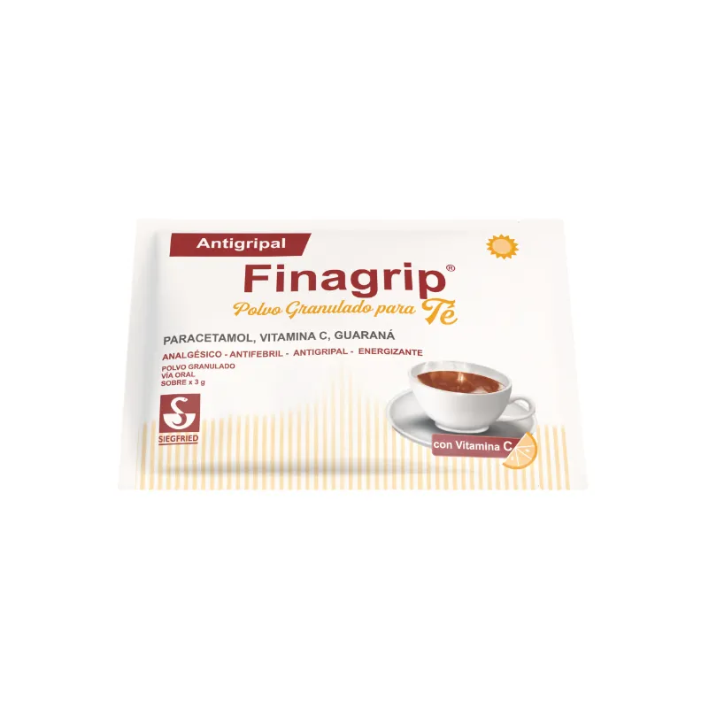 Finagrip Te Dia Paracetamol Vitamina C Guarana - Sobre x1 Unidad