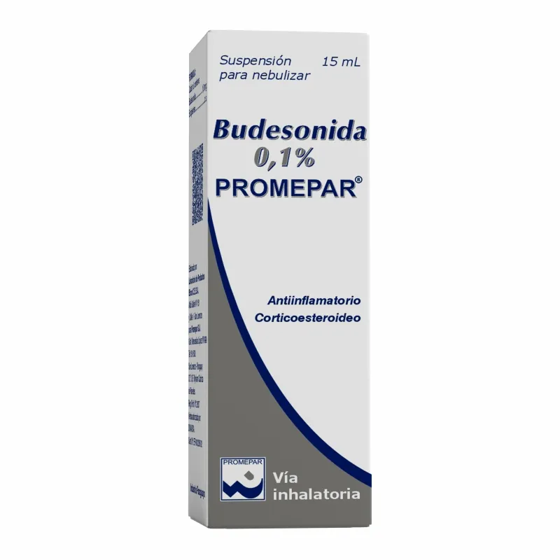 Budesonida 0,1% Promepar - Frasco de 15 mL