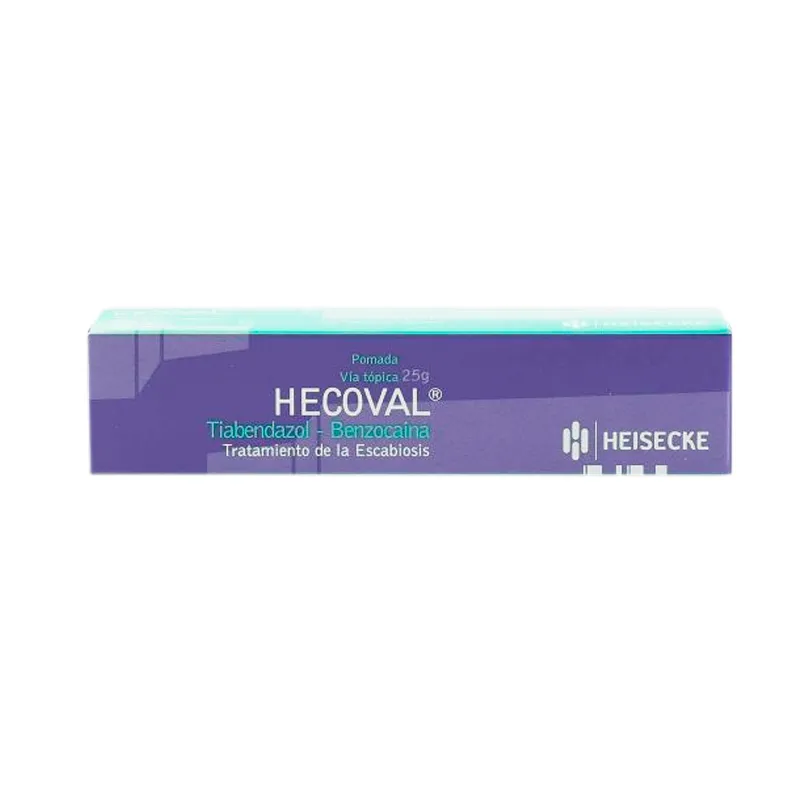 Hecoval Tiabendazol Benzocaina - Pomada Via Tópica de 25 gr