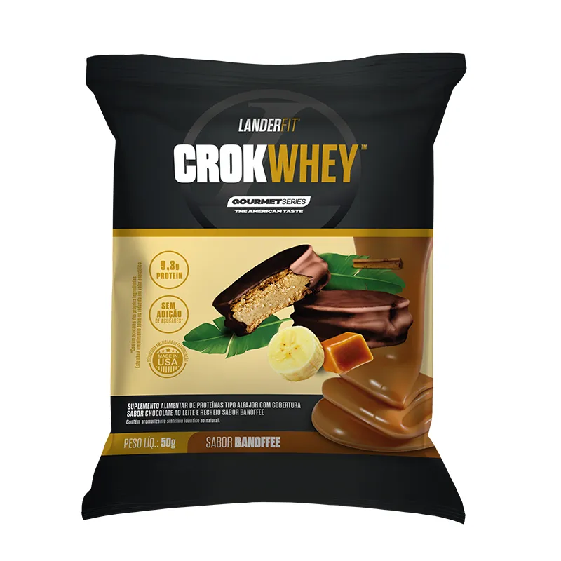 Alfajor Crokwhey Banoffee Landerfit - Cont.50 g