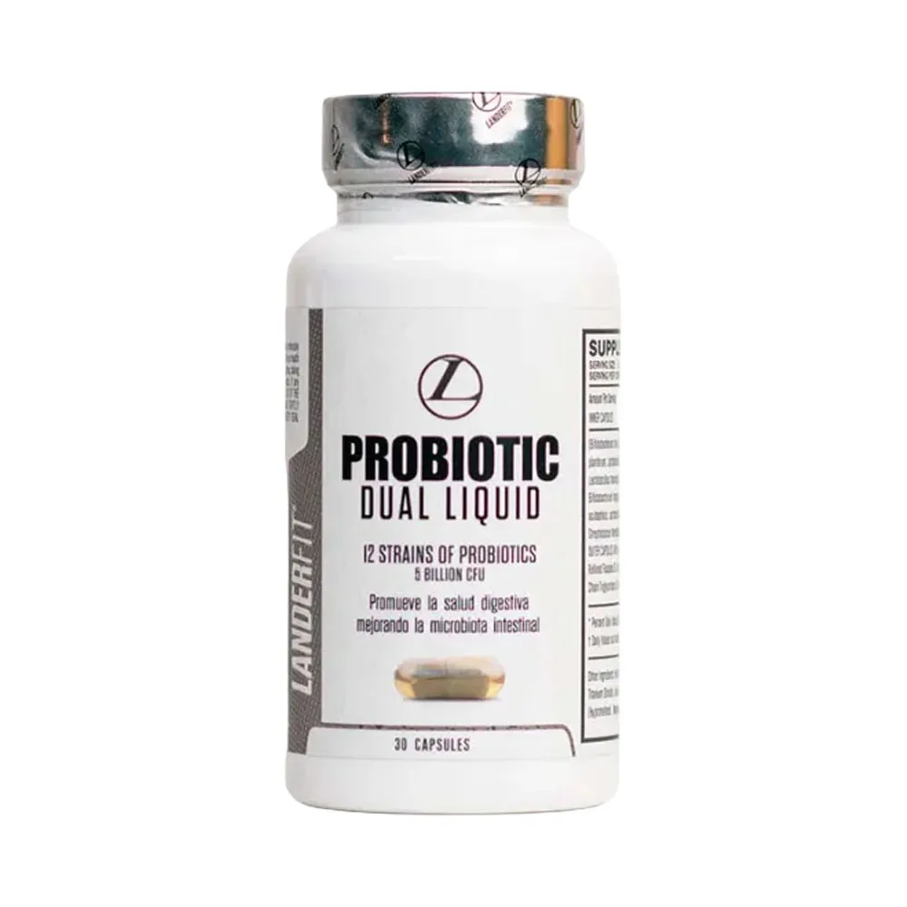 Probiotic Dual Liquid Landerfit - Cont.30 capsulas