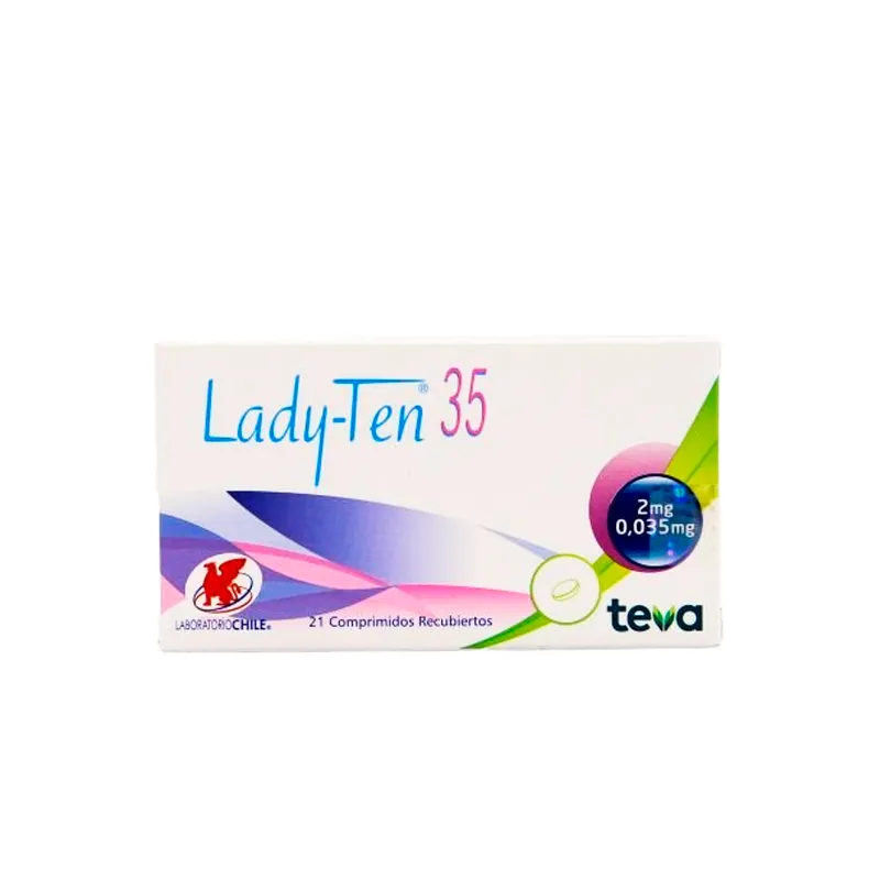 Lady-Ten 35 - Caja de 21 Comprimidos Recubiertos