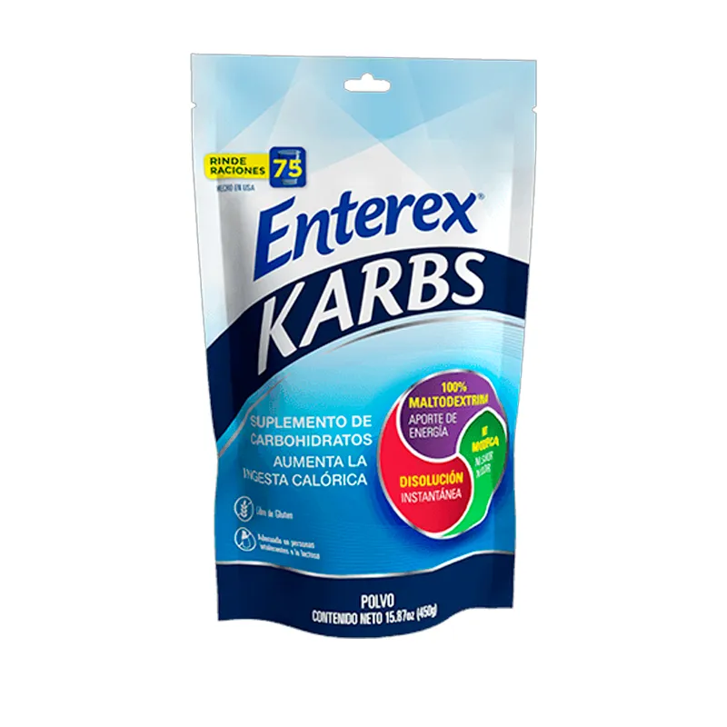 Suplemento de Carbohidratos Enterex Karbs - Sachet de 450 gr