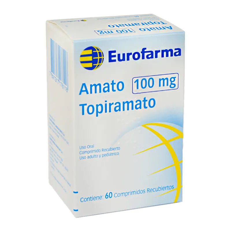 Amato Topiramato 100 mg - Caja de 60 comprimidos recubiertos