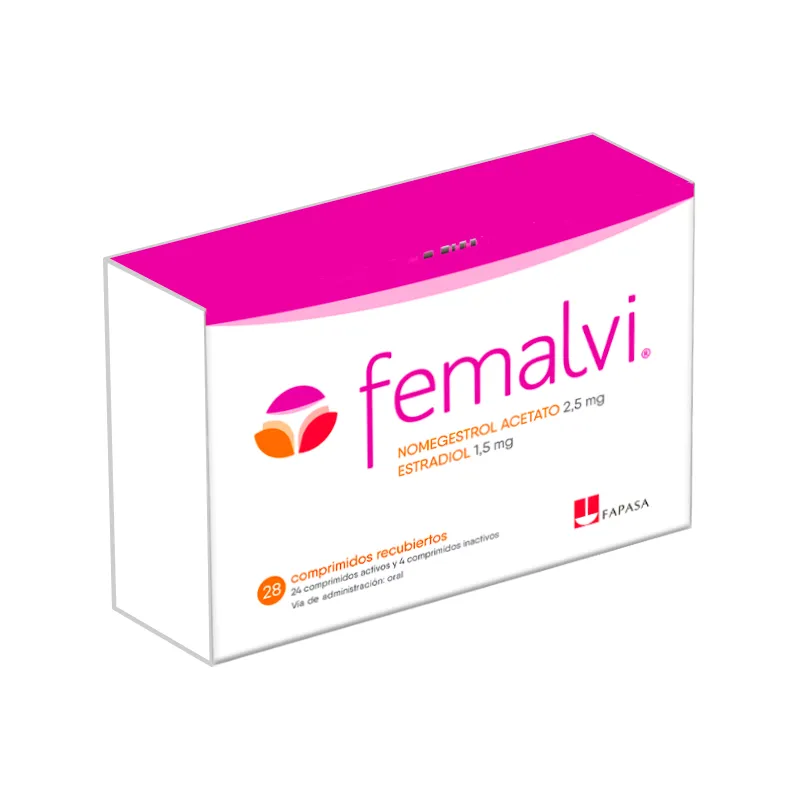 Anticonceptivo Oral Femalvi - Caja de 28 comprimidos