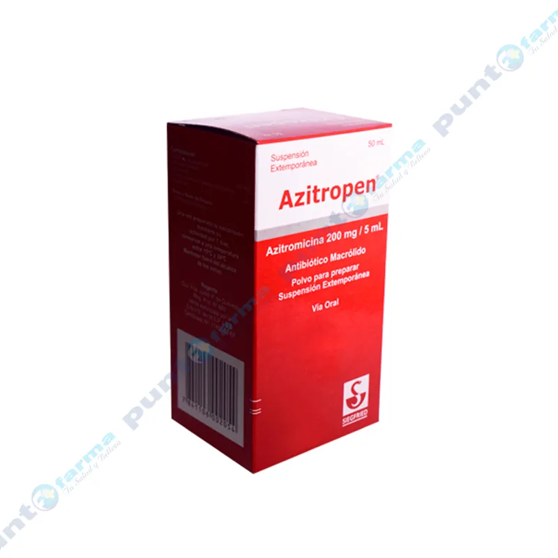 Azitropen Azitromicina 200 mg/5 mL - Cont. 50 mL