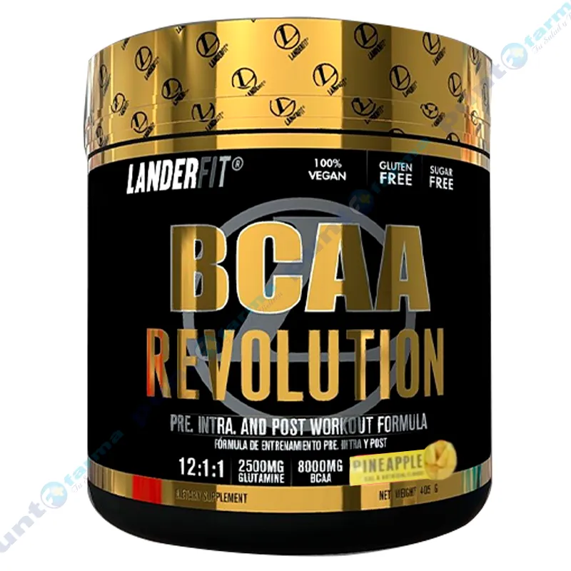 Glutamina BCAA Revolution LanderFit - Cont.405gr