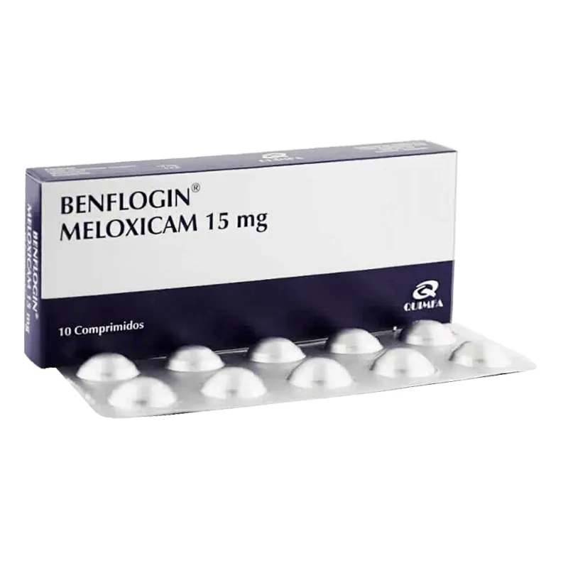 Benflogin meloxicam 15mg - Caja de 10 comprimidos