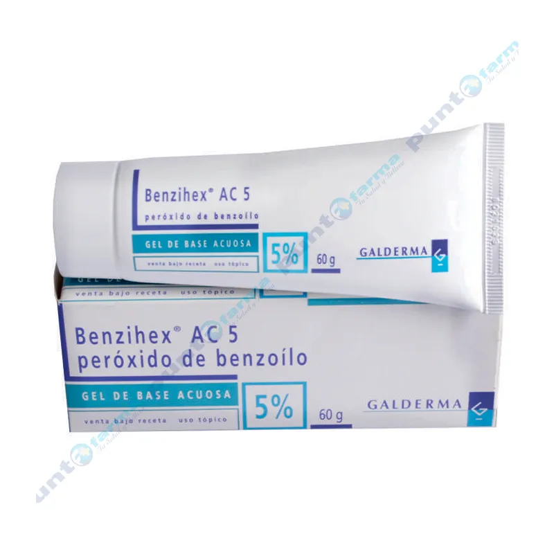 Benzihex AC 5 % Peróxido de Benzoilo - Gel Galderma - Pomo x 60 gr