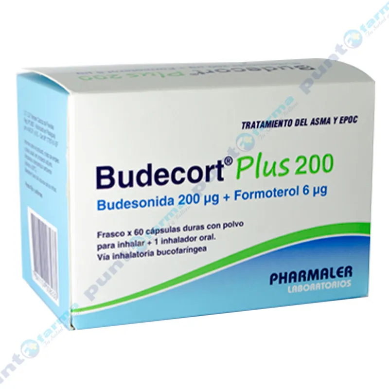 Budecort plus 200 - Caja de 60 comprimidos
