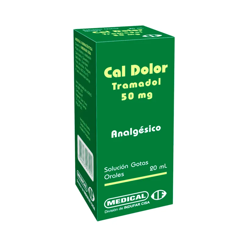 Cal Dolor Tramadol 50mg - Solución Oral Gotas 20 mL.